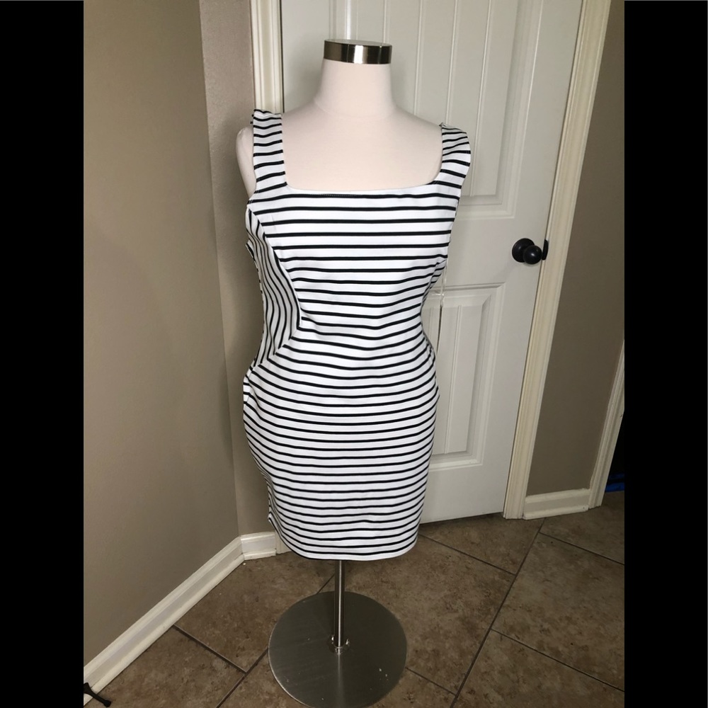 New Stripe Body Con Dress